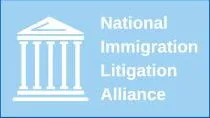 the National Immigration Litigation Alliance logo - a courthouse